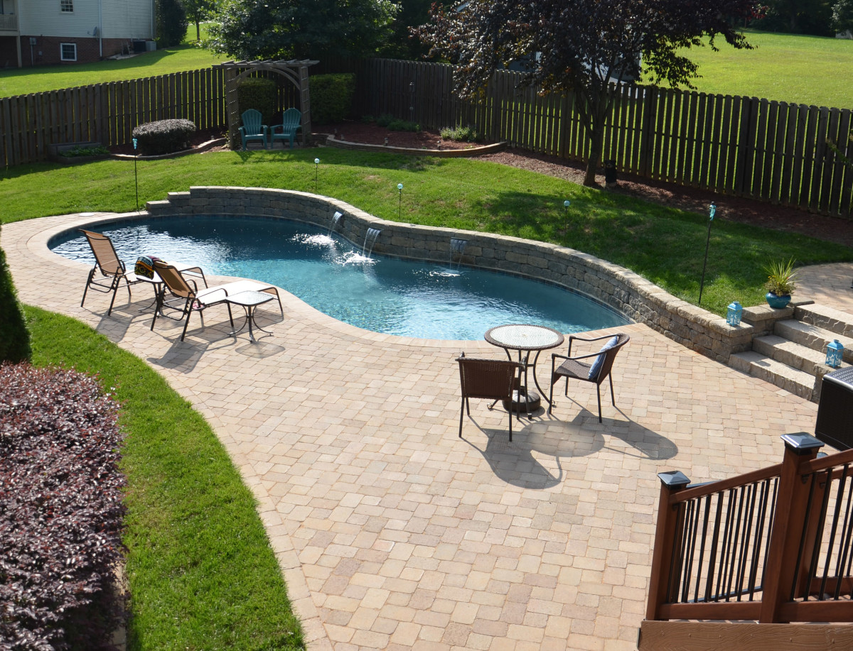 Pools and Water Gallery - Swimming pools, landscapes, patios, walls ...